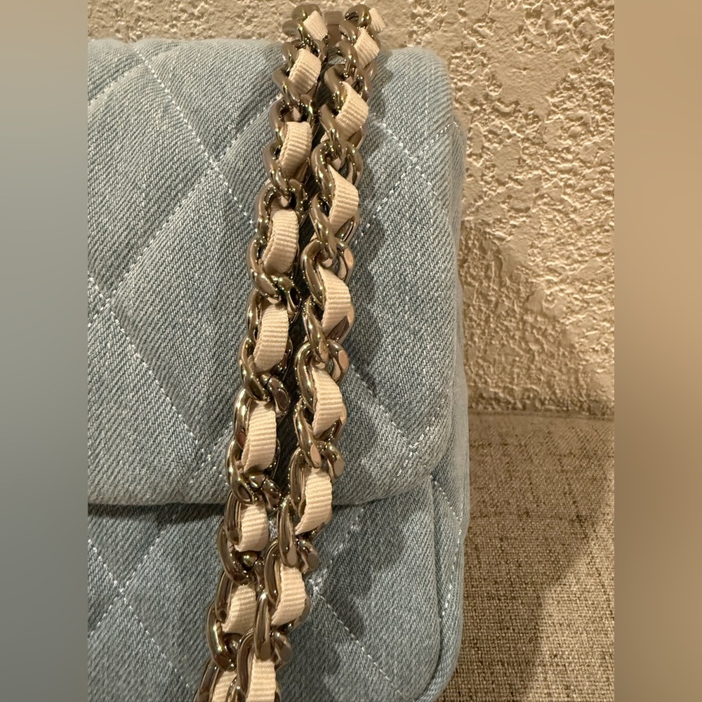 Kate Spade Light Blue Denim Carey Quilted Crossbody/Shoulder Bag NWT - Picture 14 of 16